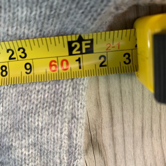 Shein Womans Grey Tie Up Cardigan Large LG - Picture 9 of 9